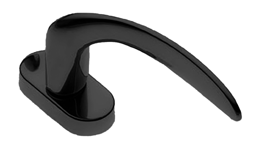 Ручка оконная COBRA W1 NERO, цвет - черный фото купить Ростов-на-Дону