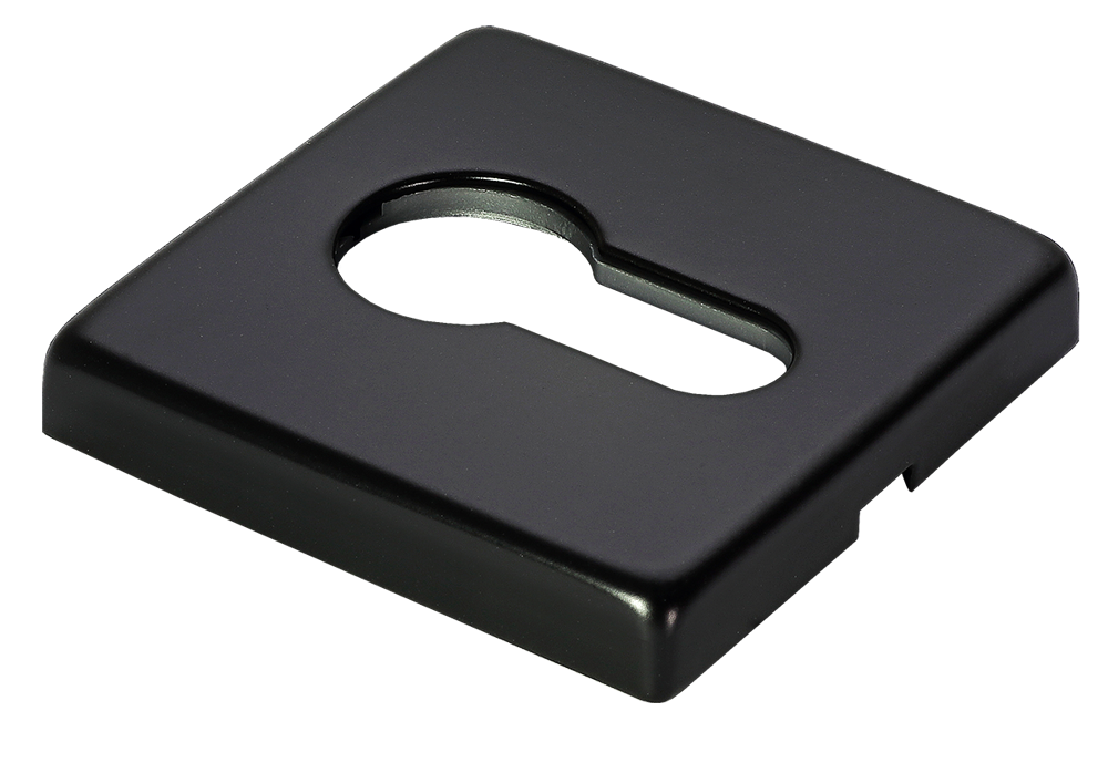 Накладка под евроцилиндр LUX-KH-S5 NERO-ST, цвет - черный soft-touch фото купить Ростов-на-Дону