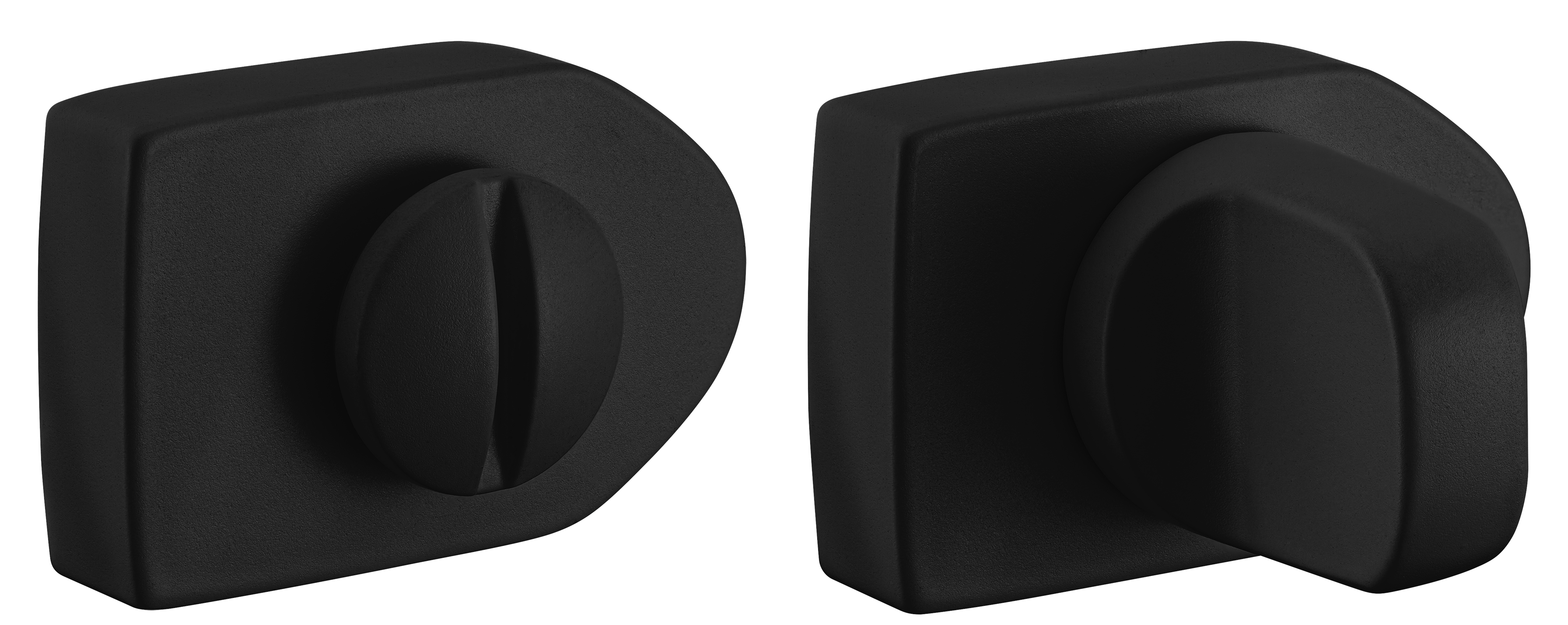Завертка сантехническая LUX-WC-SH NERO-ST цвет - черный soft-touch фото купить Ростов-на-Дону