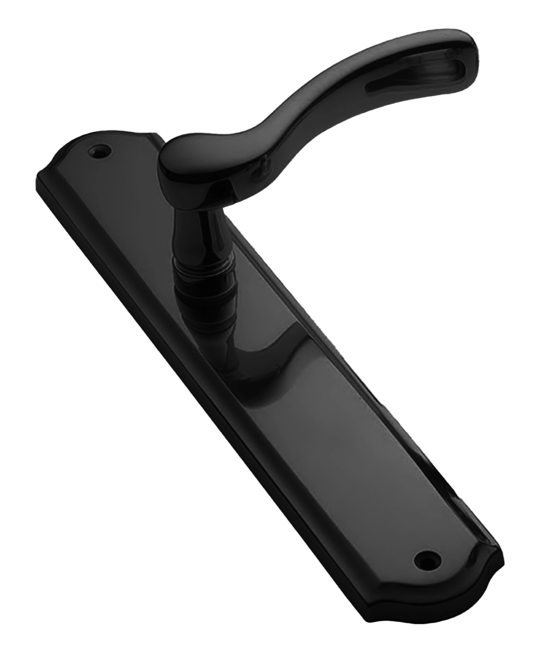 Ручка на планке ERICA PL NERO, цвет - черный фото купить Ростов-на-Дону