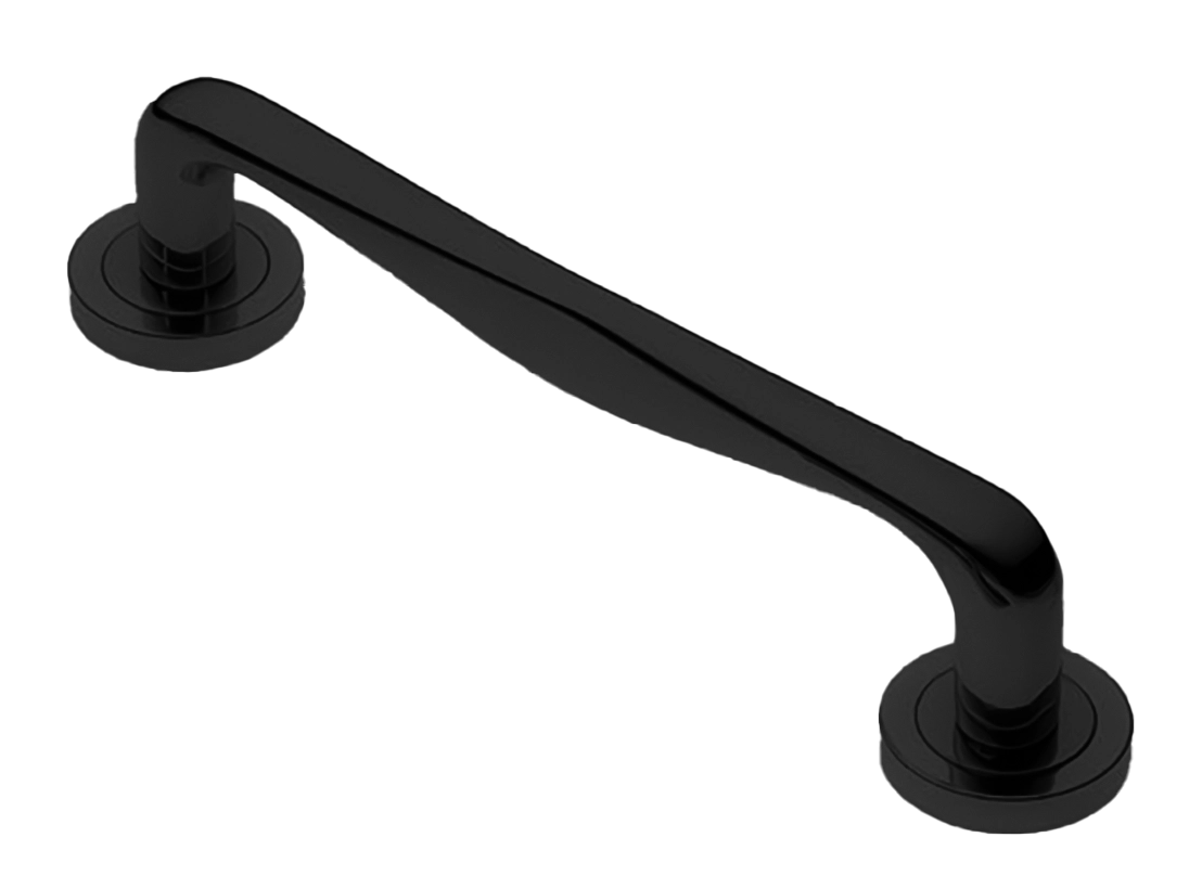 Ручка-скоба PETRA PH NERO, цвет - черный фото купить Ростов-на-Дону