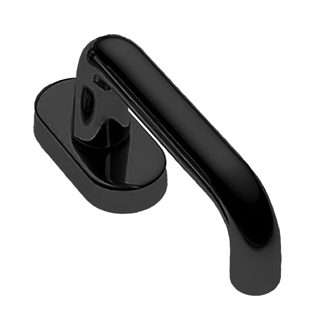 Ручка оконная IRIS W1 NERO, цвет - черный фото купить Ростов-на-Дону