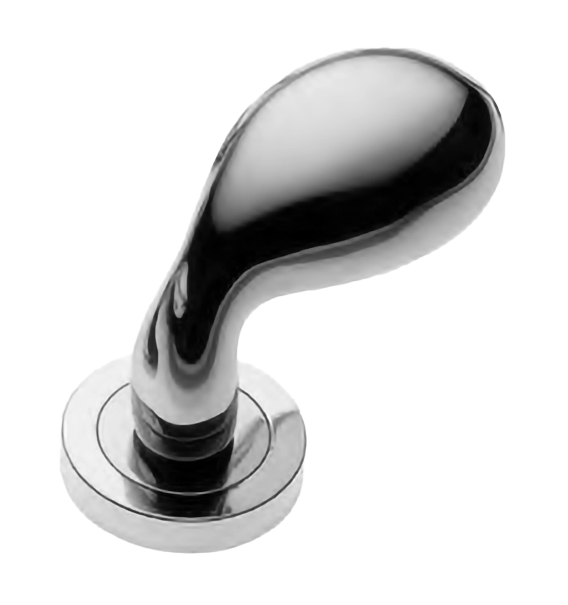 Ручка дверная AIR-2 R2 CRO раздельная на круглой розетке, цвет - хром фото купить Ростов-на-Дону