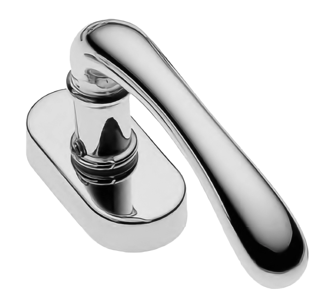 Ручка оконная RING W1 CRO, цвет - хром фото купить Ростов-на-Дону