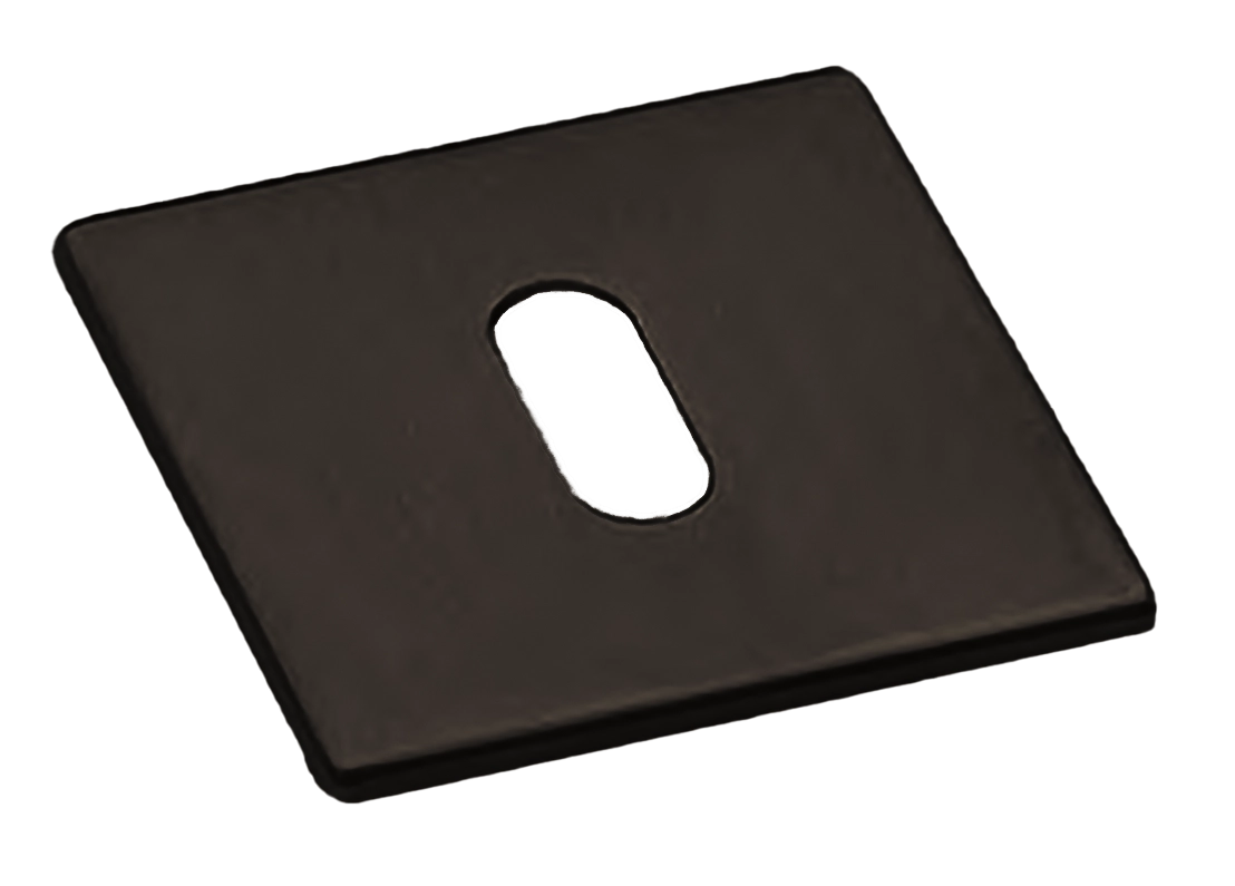 Накладка на ключевой цилиндр LUX-FK-S5 ANT на квадратной розетке под ключ буратино, цвет - антрацит фото купить Ростов-на-Дону