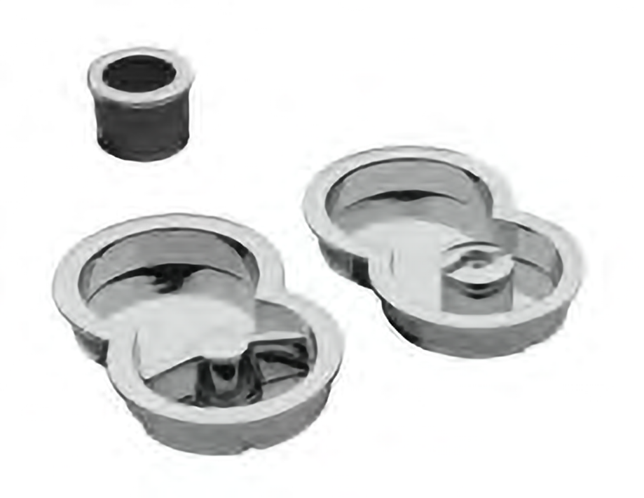 Комплект ручек INFINITY ART.85/A CRO с заверткой для раздвижной двери с торцевой ручкой, цвет - хром фото купить Ростов-на-Дону