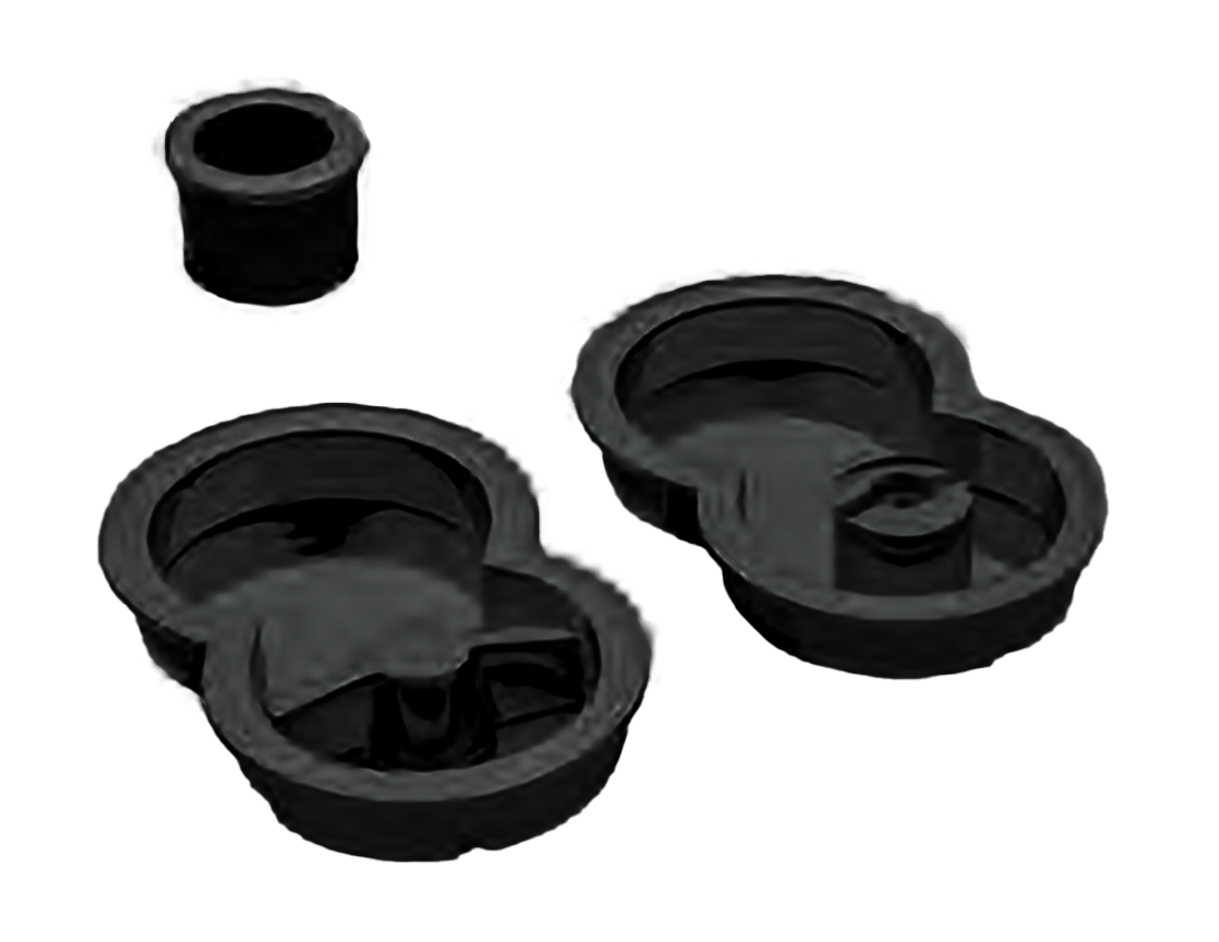 Комплект ручек INFINITY ART.85/A NERO с заверткой для раздвижной двери с торцевой ручкой, цвет - черный фото купить Ростов-на-Дону