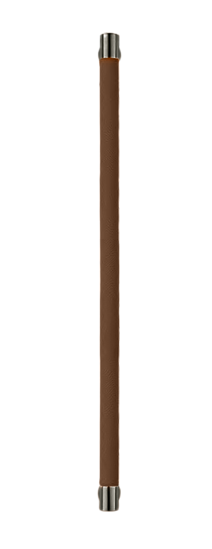 Ручка-скоба HIDE LEATHER PH/B ANT/TESTA DI MORO, цвет - антрацит/темно-коричневый фото купить Ростов-на-Дону