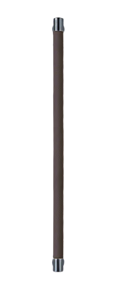 Ручка-скоба HIDE LEATHER PH/B NERO/GRAFITE, цвет - черный/графит фото купить Ростов-на-Дону