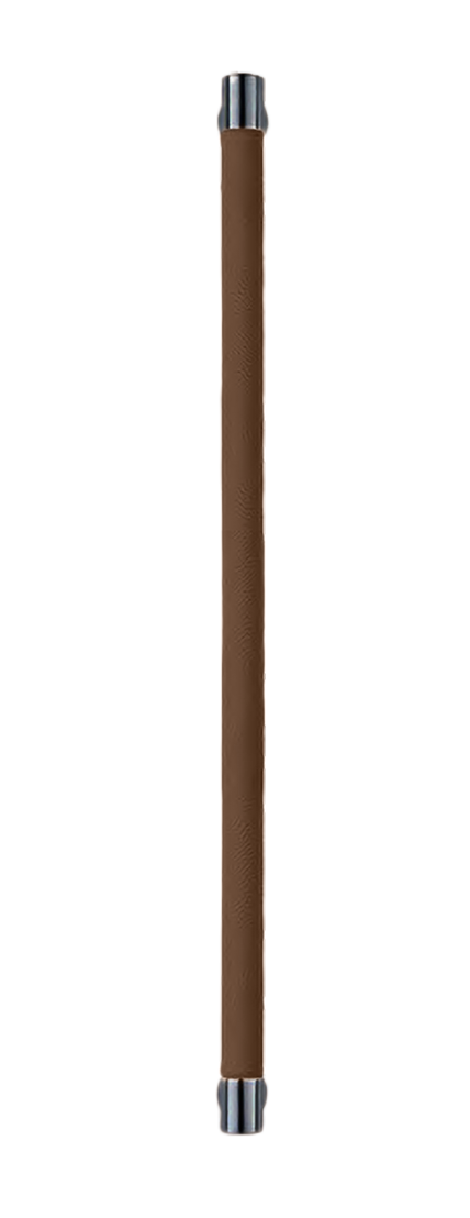 Ручка-скоба HIDE LEATHER PH/B NERO/TESTA DI MORO, цвет - черный/темно-коричневый фото купить Ростов-на-Дону