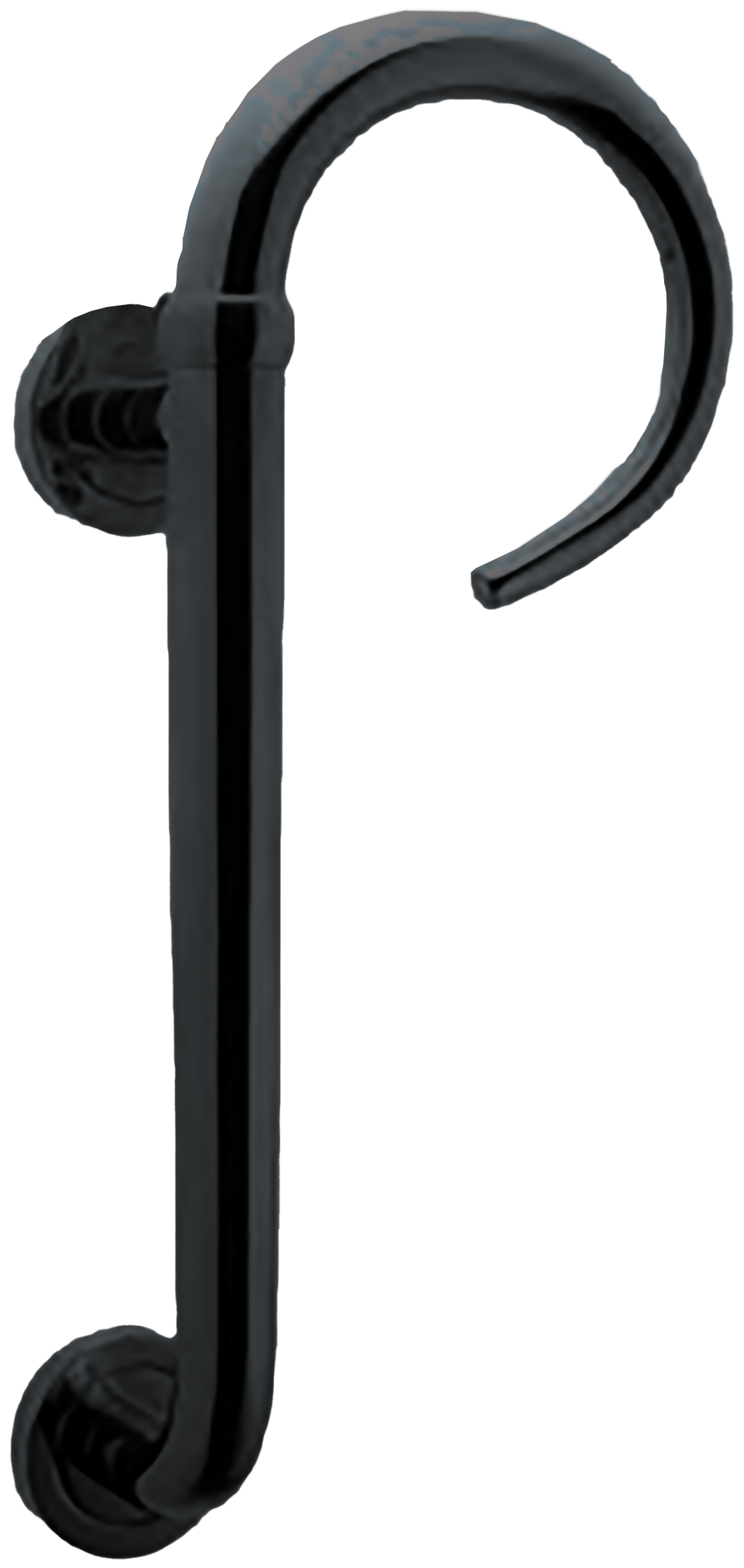 Ручка-скоба LANGOUST PH R NERO, цвет - черный фото купить Ростов-на-Дону