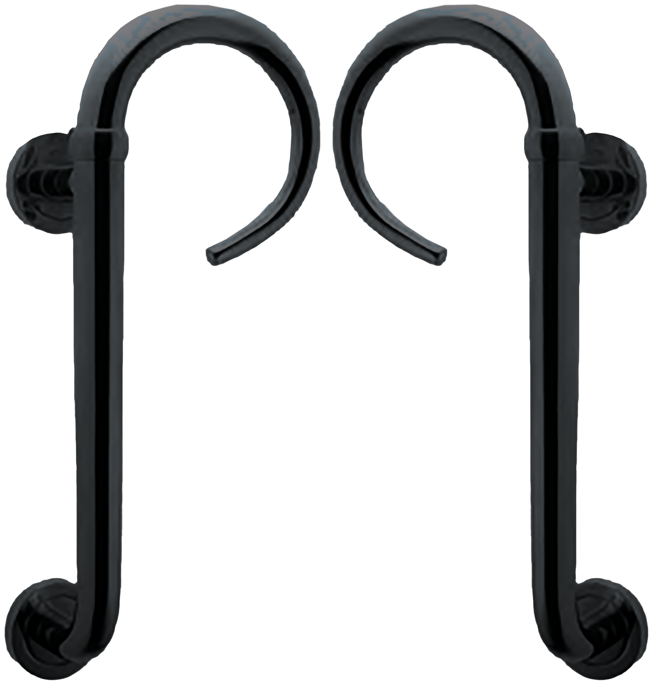 Ручка-скоба LANGOUST PH NERO, цвет - черный фото купить Ростов-на-Дону