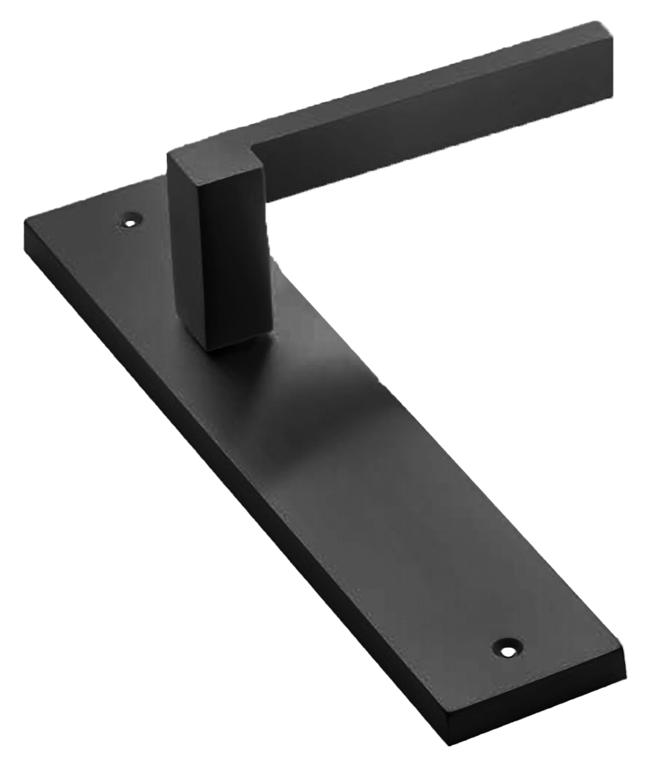 STONE PL NERO, ручка на планке, цвет - черный фото купить в Ростове-на-Дону