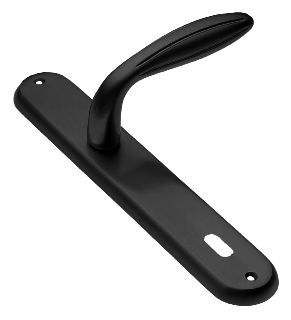 BUD PL NERO, ручка на планке, цвет - черный фото купить в Ростове-на-Дону