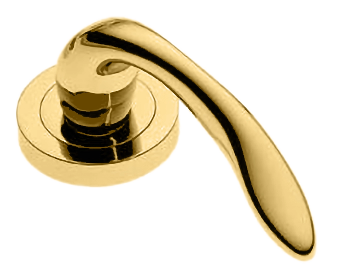 Ручка оконная LEON W1 OTL, цвет - золото фото купить в Ростове-на-Дону