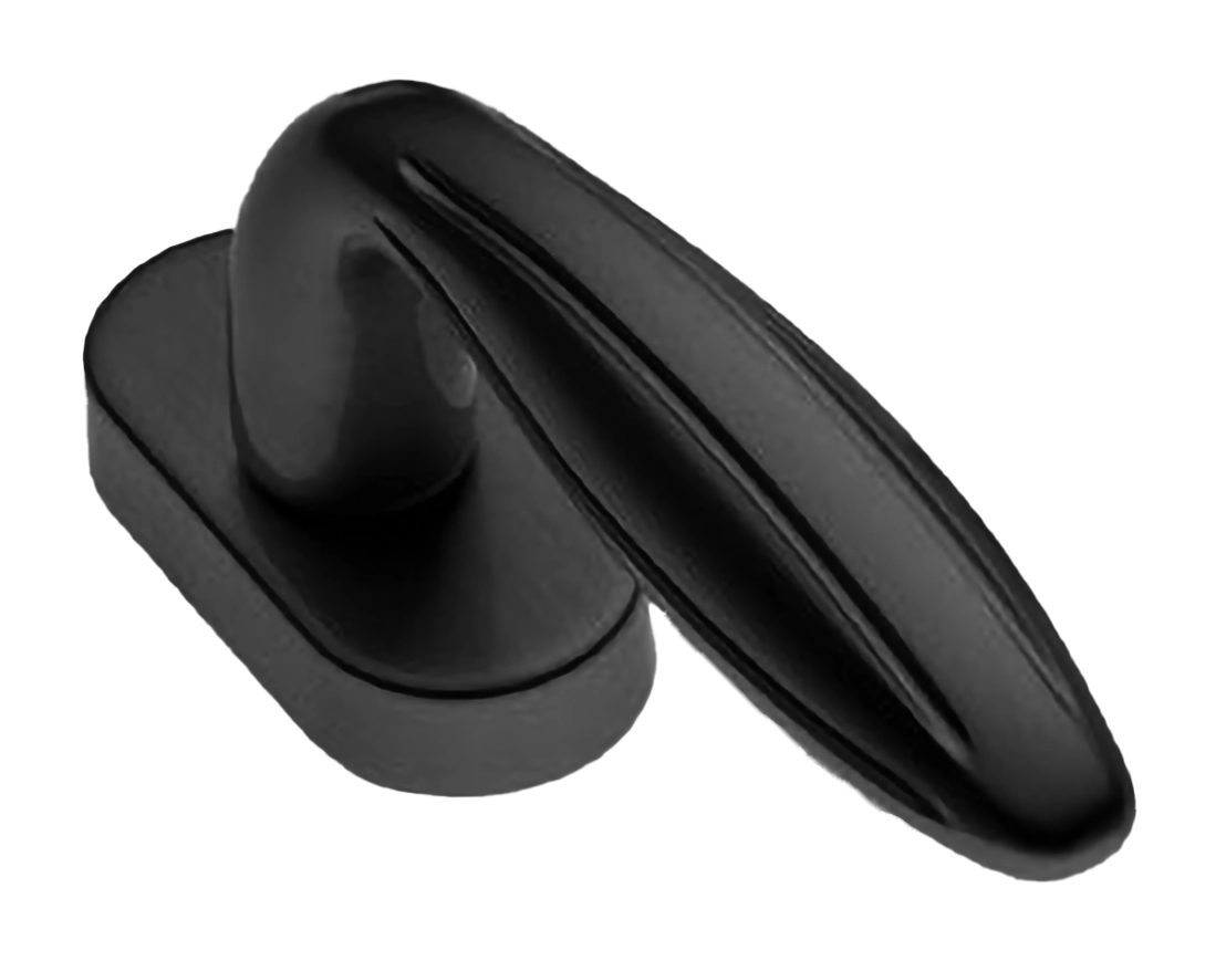 Ручка оконная BUD W1 NERO, цвет - черный фото купить в Ростове-на-Дону