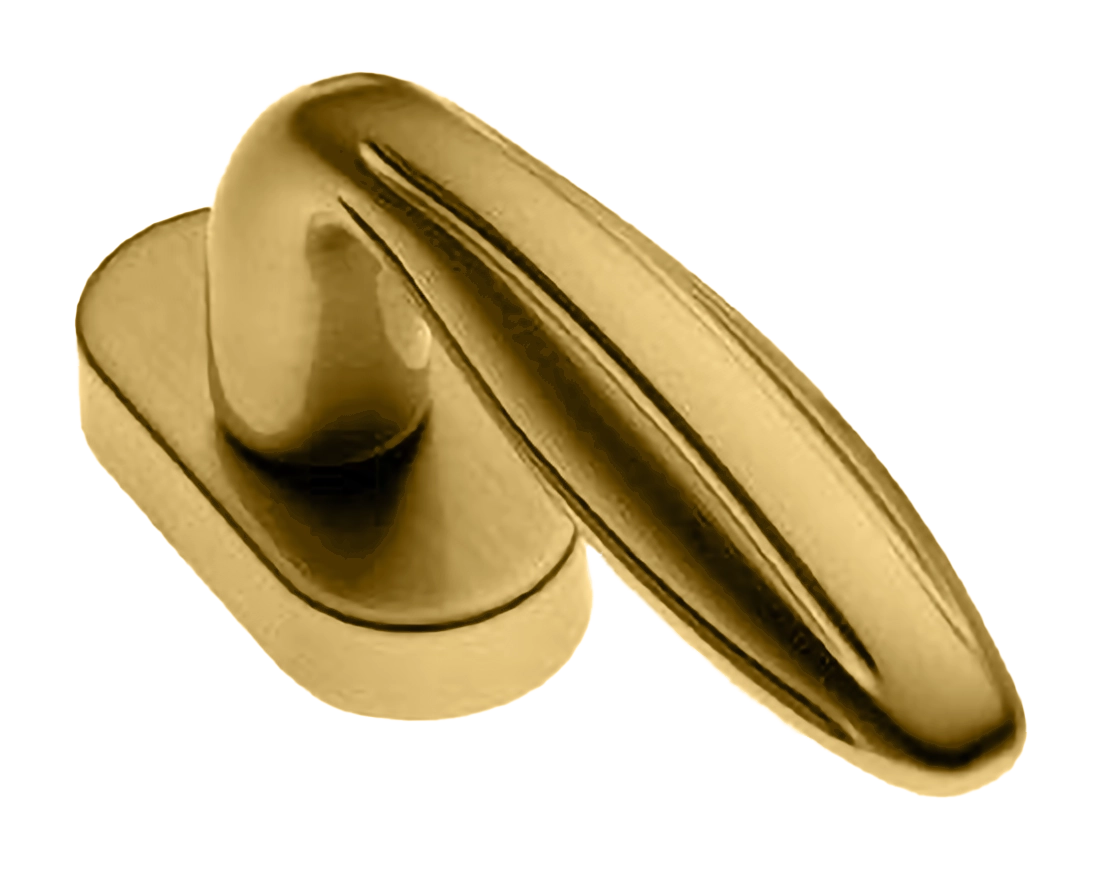 Ручка оконная BUD W1 OSA, цвет - матовое золото фото купить в Ростове-на-Дону