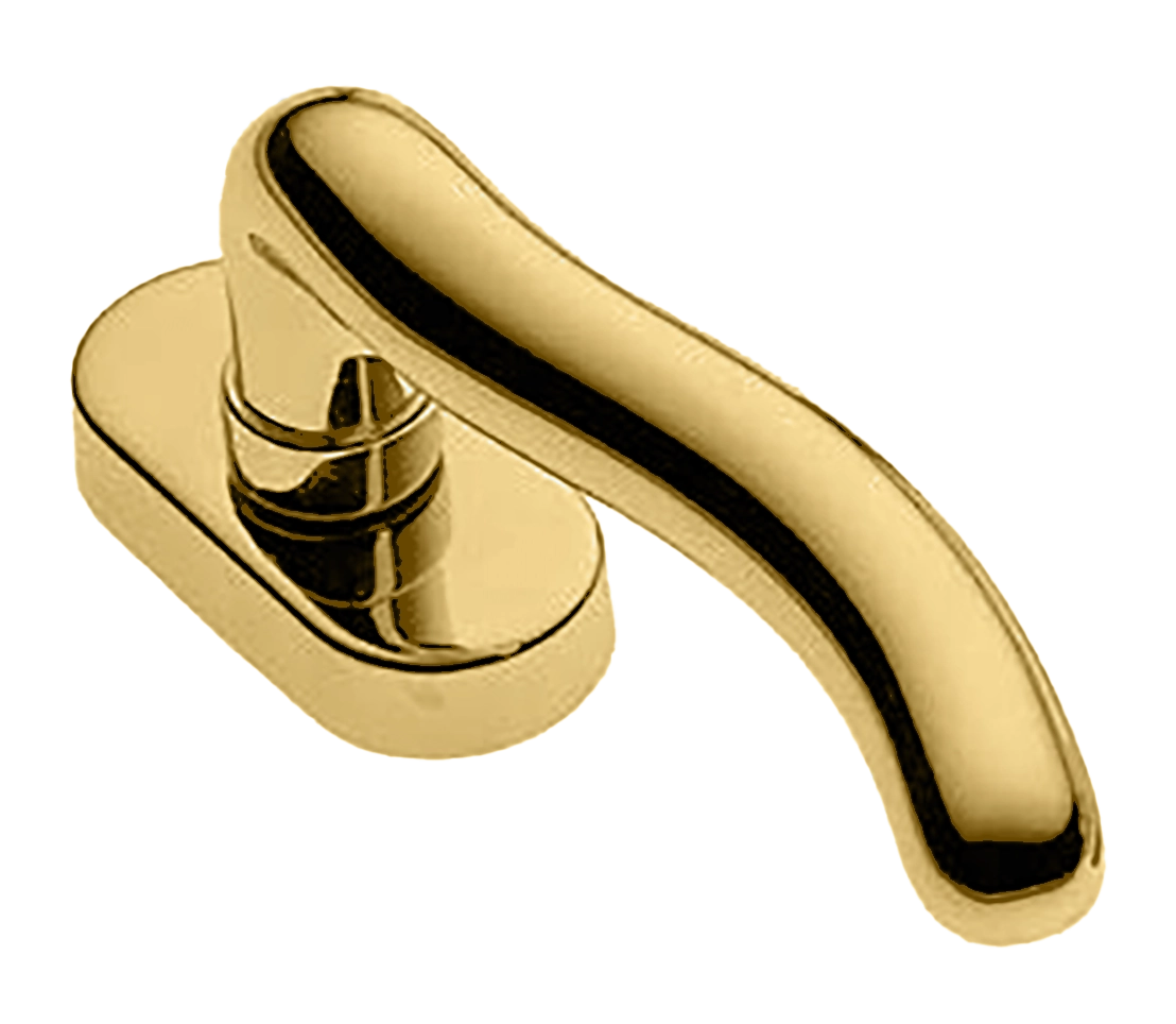 Ручка оконная SNAKE W1 OTL, цвет - золото фото купить в Ростове-на-Дону