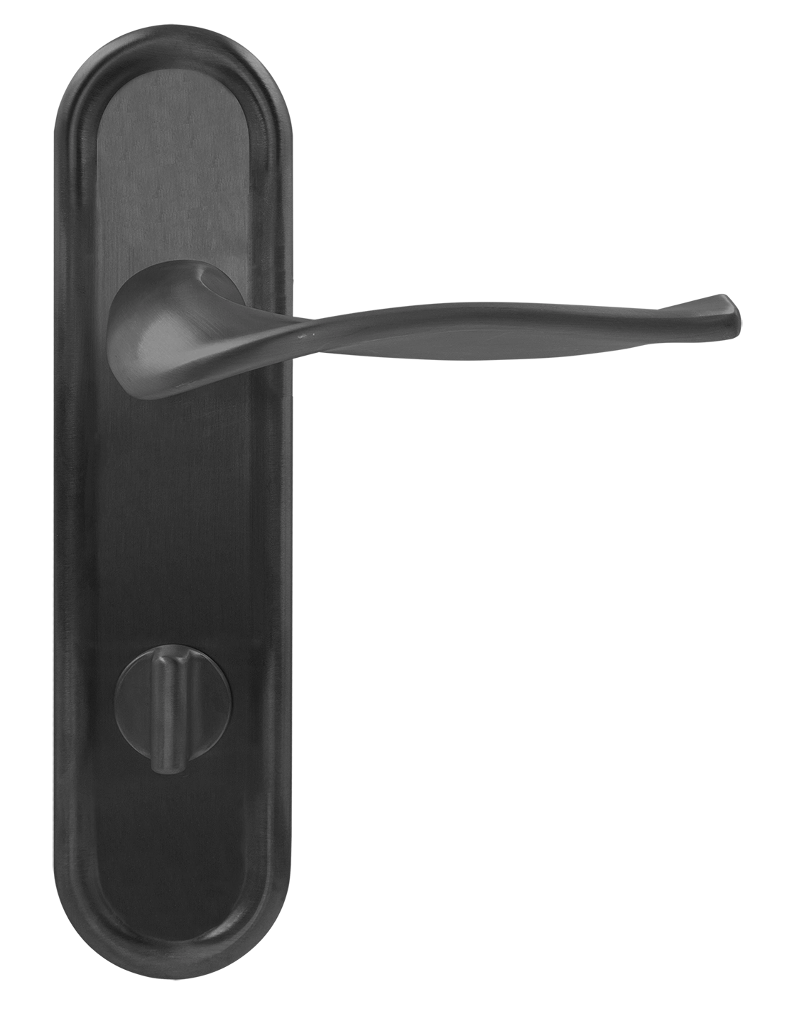 Ручка дверная SKYSCRAPER PLR WC SST на планке под сантехническую завертку, цвет Летняя гроза/Summer Storm фото купить в Ростове-на-Дону