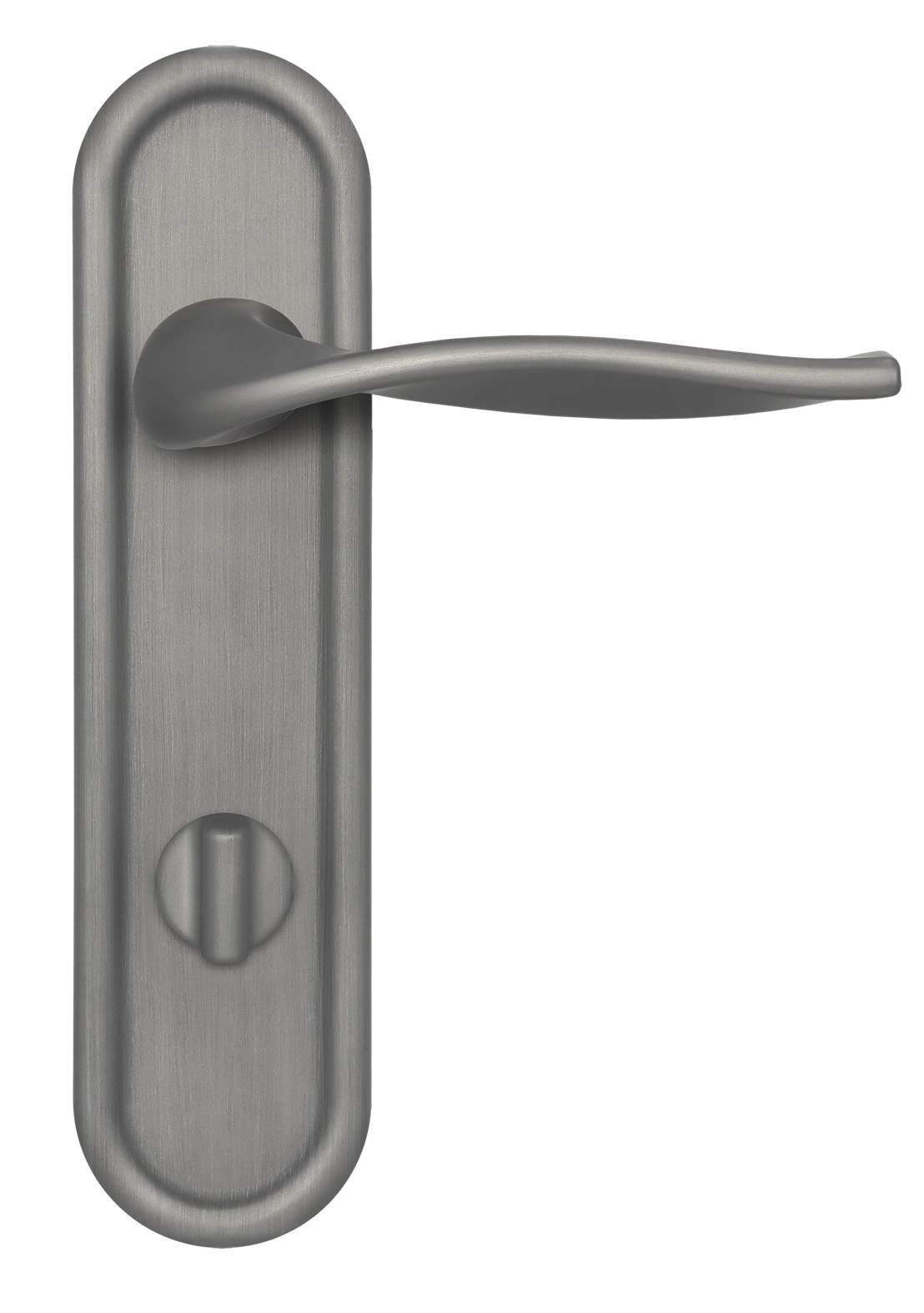 Ручка дверная SKYSCRAPER PLR WC WF на планке под сантехническую завертку, цвет Зимняя стужа/Winter Frost фото купить в Ростове-на-Дону