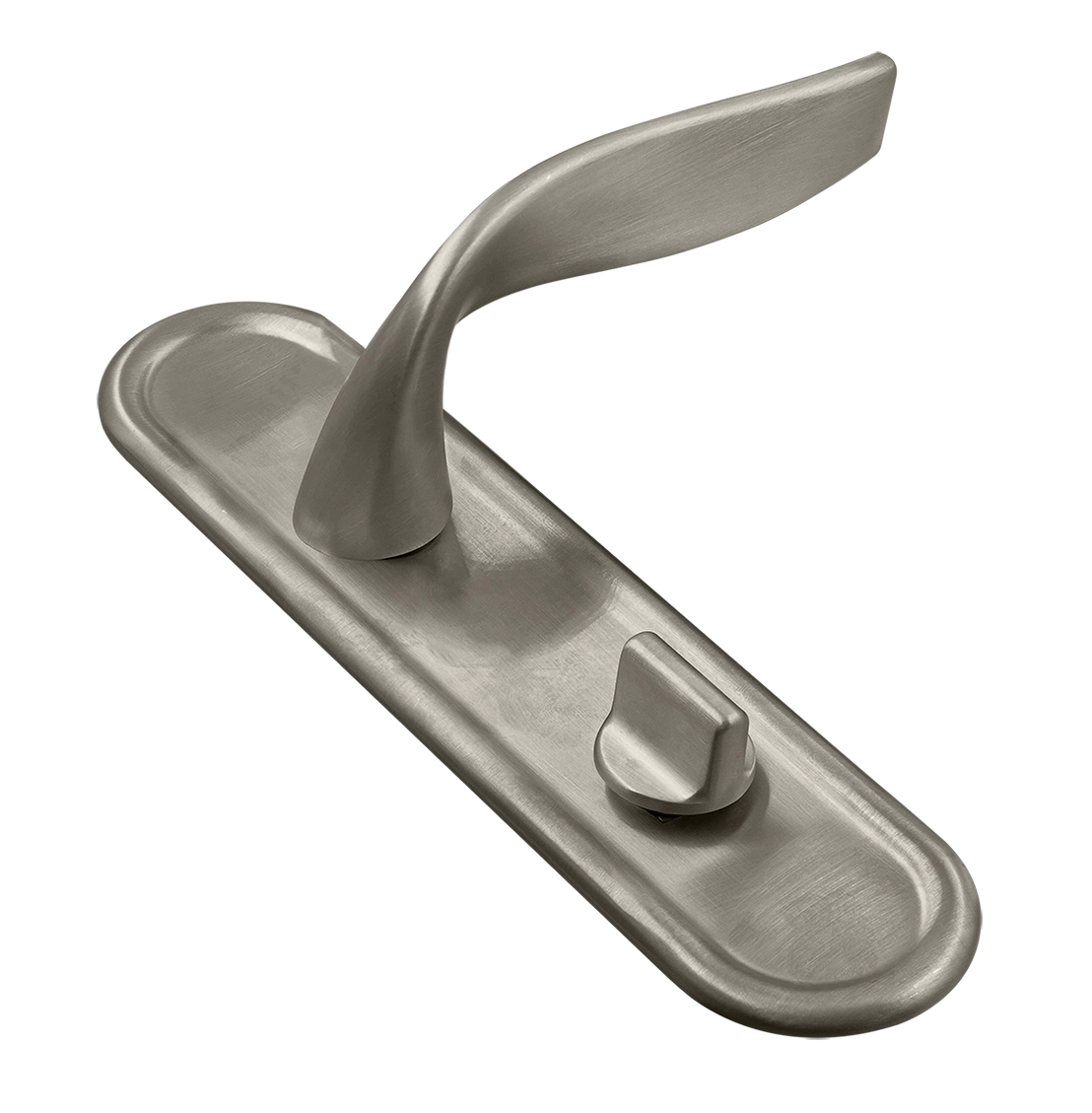 Ручка дверная SKYSCRAPER PLR WC SMI на планке под сантехническую завертку, цвет Весенняя дымка/Spring Mist фото купить Ростов-на-Дону