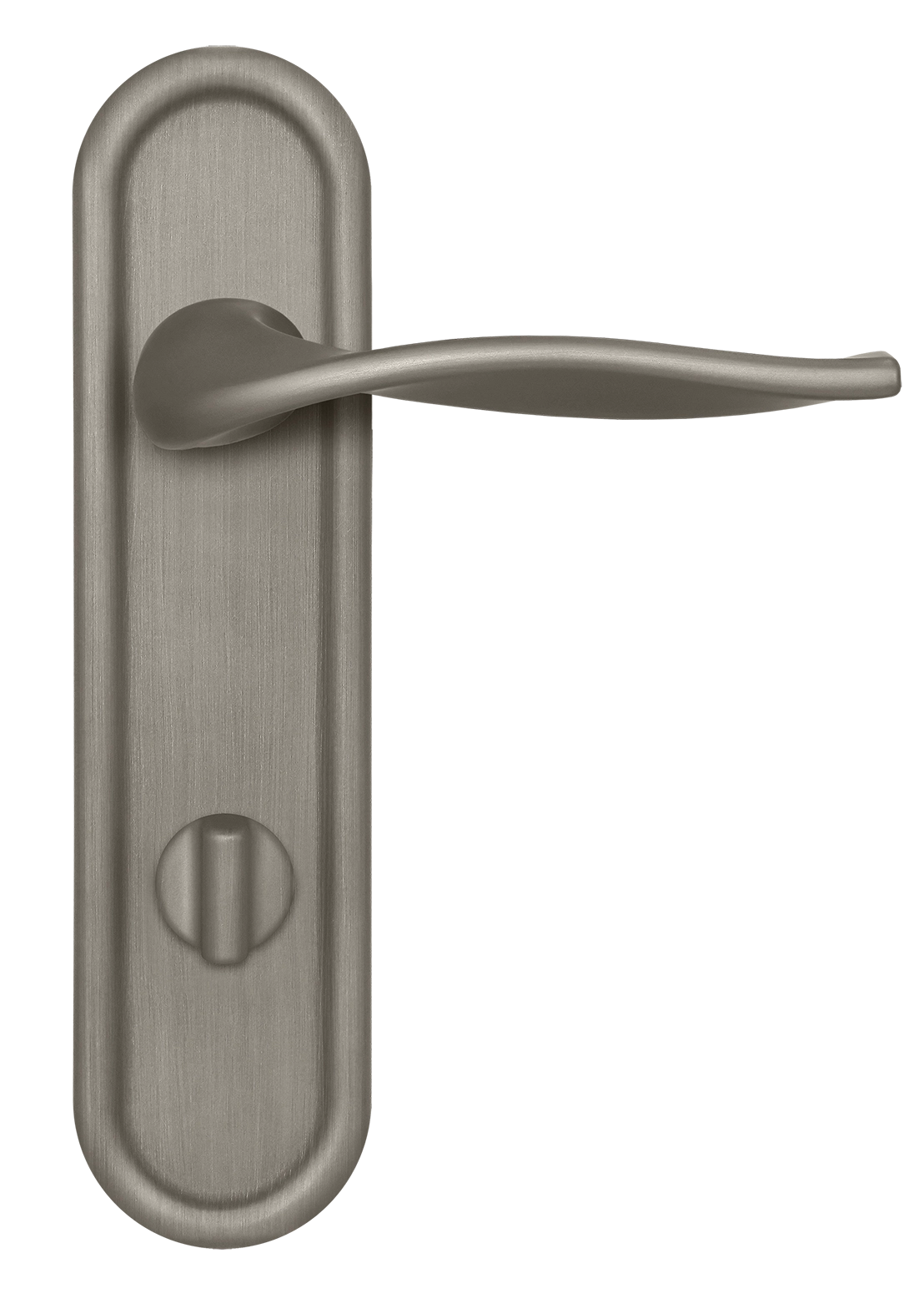 Ручка дверная SKYSCRAPER PLR WC SMI на планке под сантехническую завертку, цвет Весенняя дымка/Spring Mist фото купить в Ростове-на-Дону