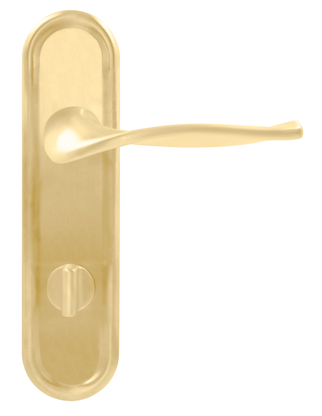 Ручка дверная SKYSCRAPER PLR WC AH на планке под сантехническую завертку, цвет Осенний мёд/Autumn Honey фото купить в Ростове-на-Дону