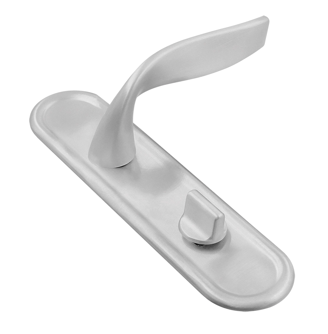 Ручка дверная SKYSCRAPER PLR WC SSW на планке под сантехническую завертку, цвет Стокгольмский снегопад/Stockholm Snowfall фото купить Ростов-на-Дону