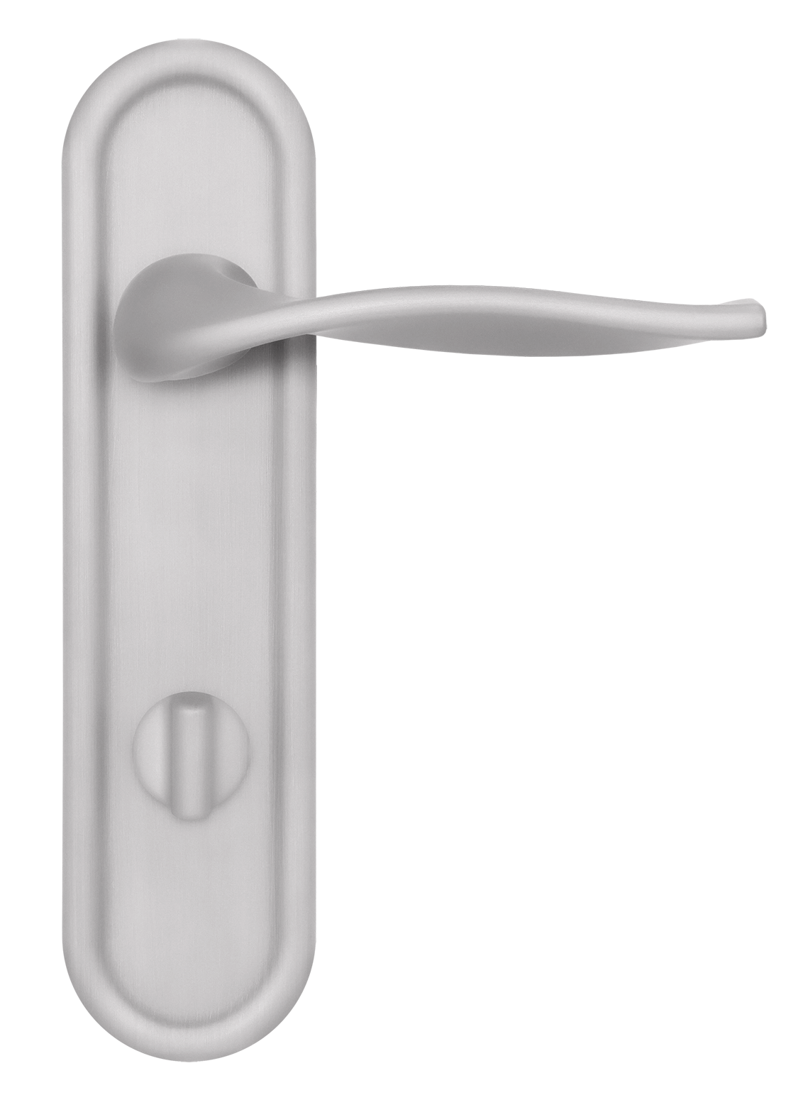 Ручка дверная SKYSCRAPER PLR WC SSW на планке под сантехническую завертку, цвет Стокгольмский снегопад/Stockholm Snowfall фото купить в Ростове-на-Дону