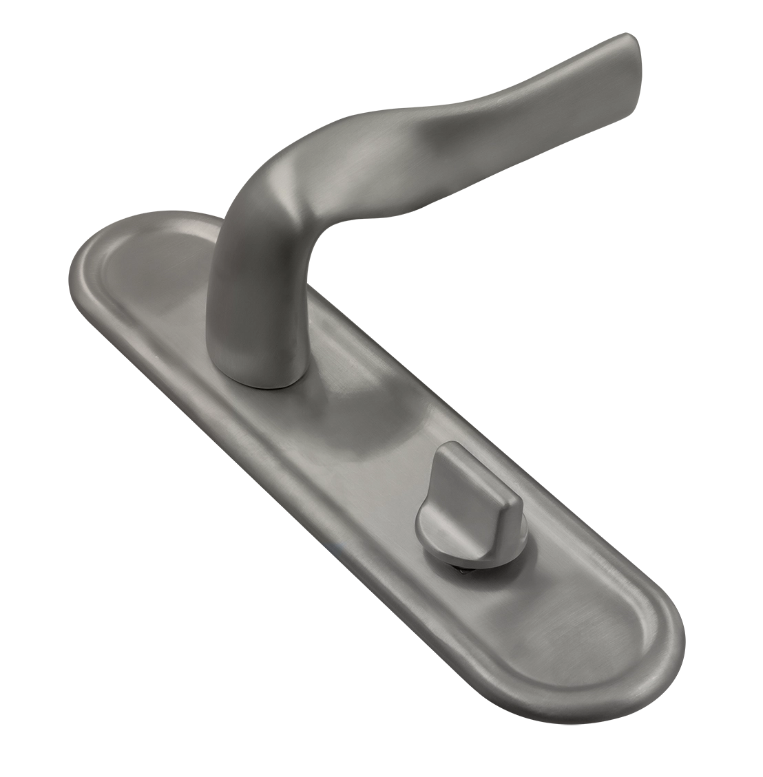 Ручка дверная LVB PLR WC WF на планке под сантехническую завертку, цвет Зимняя стужа/Winter Frost фото купить Ростов-на-Дону