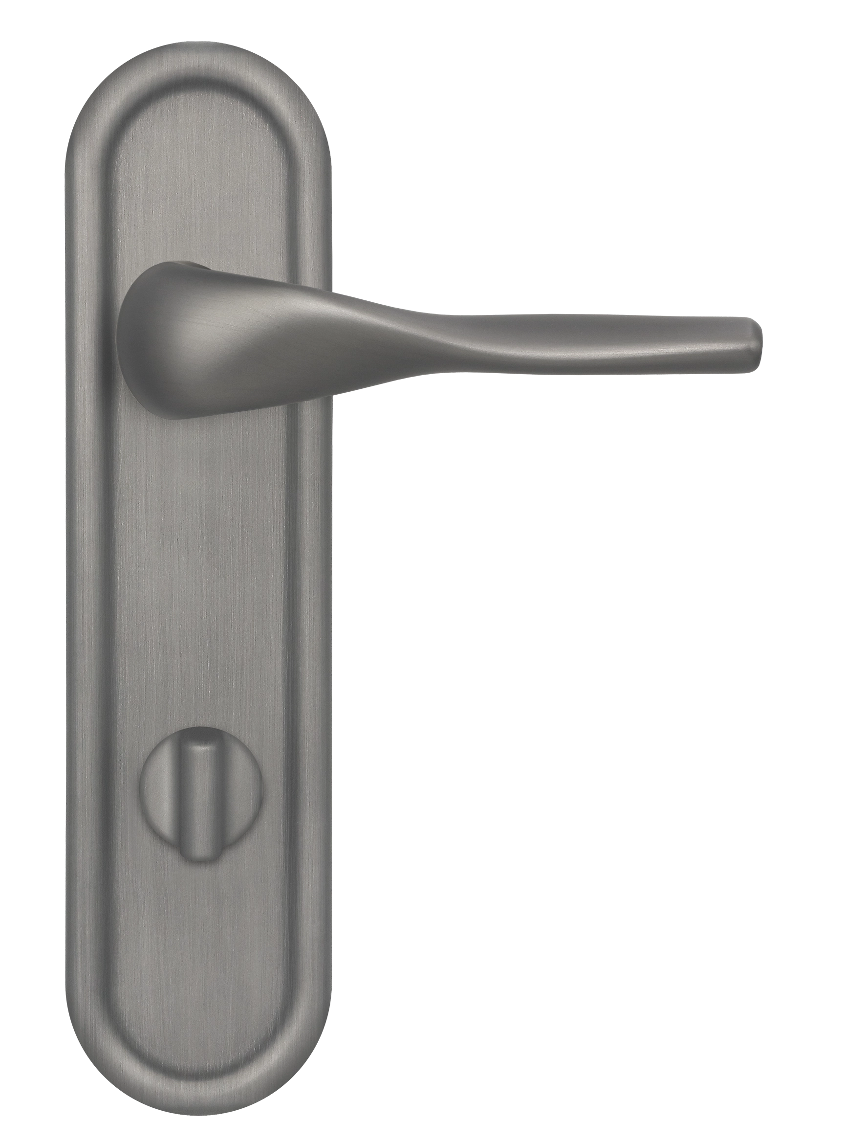 Ручка дверная LVB PLR WC WF на планке под сантехническую завертку, цвет Зимняя стужа/Winter Frost фото купить в Ростове-на-Дону