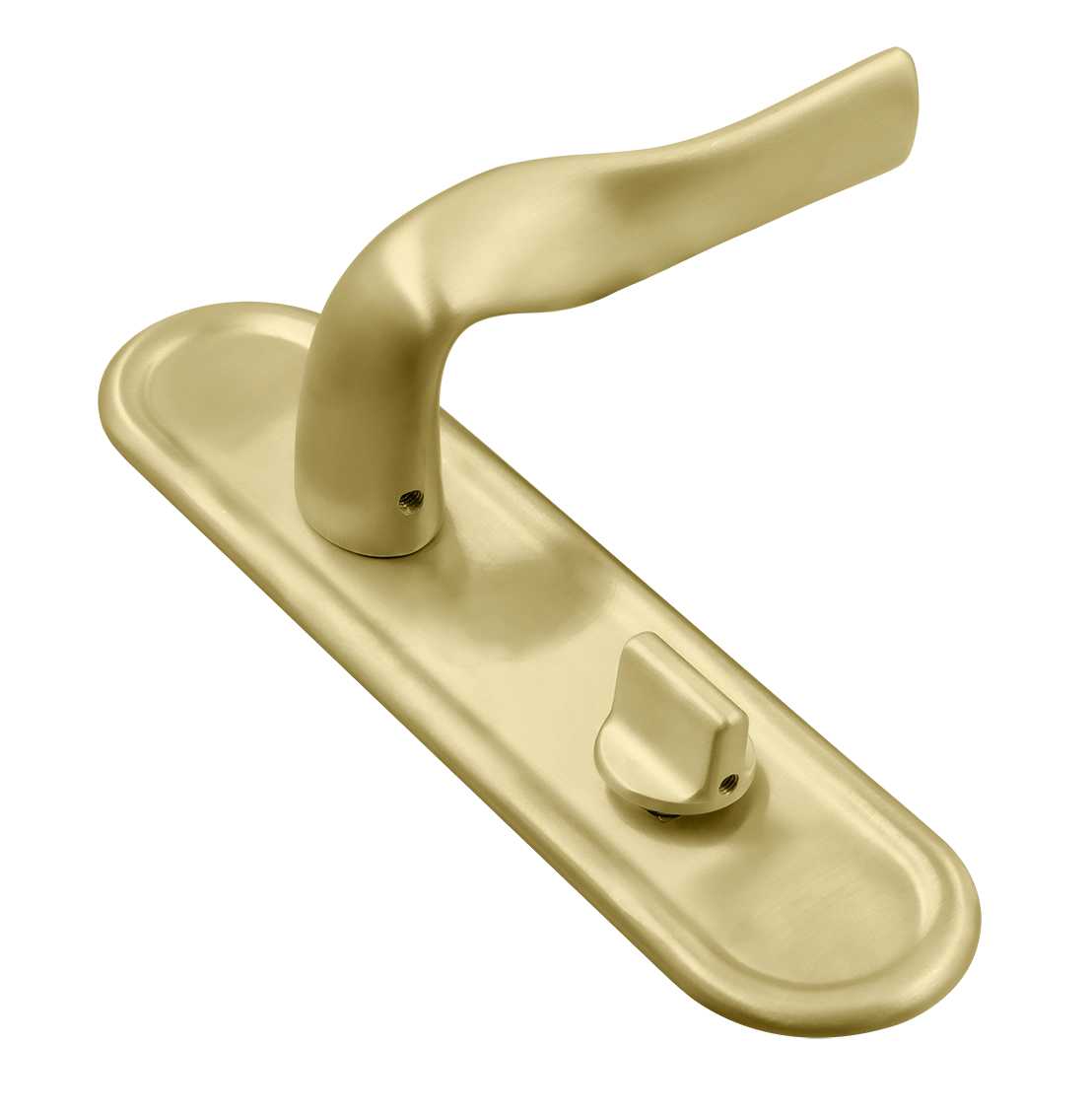 Ручка дверная LVB PLR WC AH на планке под сантехническую завертку, цвет Осенний мёд/Autumn Honey фото купить Ростов-на-Дону