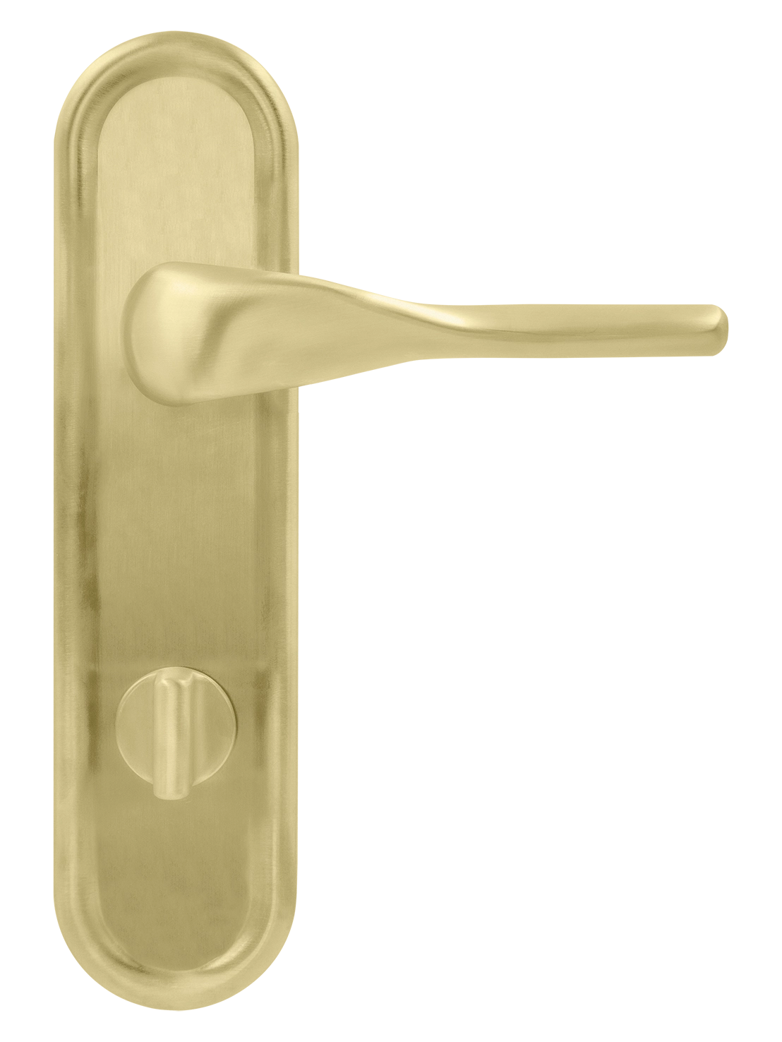 Ручка дверная LVB PLR WC AH на планке под сантехническую завертку, цвет Осенний мёд/Autumn Honey фото купить в Ростове-на-Дону