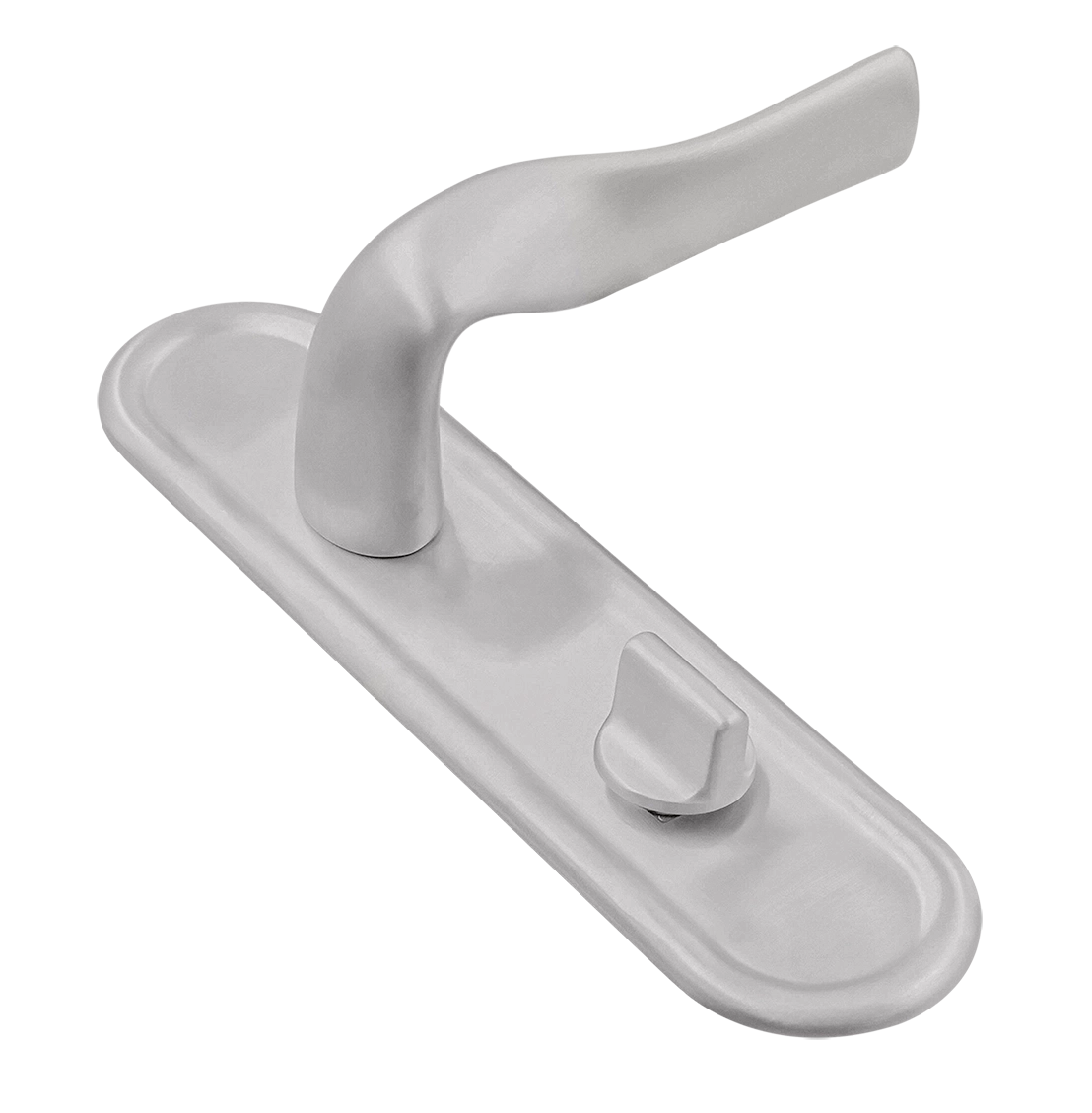 Ручка дверная LVB PLR WC SSW на планке под сантехническую завертку, цвет Стокгольмский снегопад/Stockholm Snowfall фото купить Ростов-на-Дону