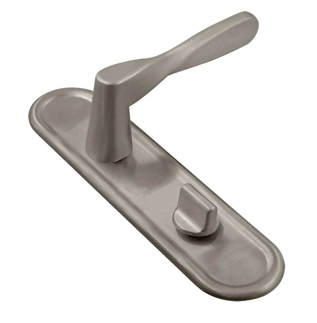 Ручка дверная THE OLYMPICS PLR WC SMI на планке под сантехническую завертку, цвет Весенняя дымка/Spring Mist фото купить Ростов-на-Дону