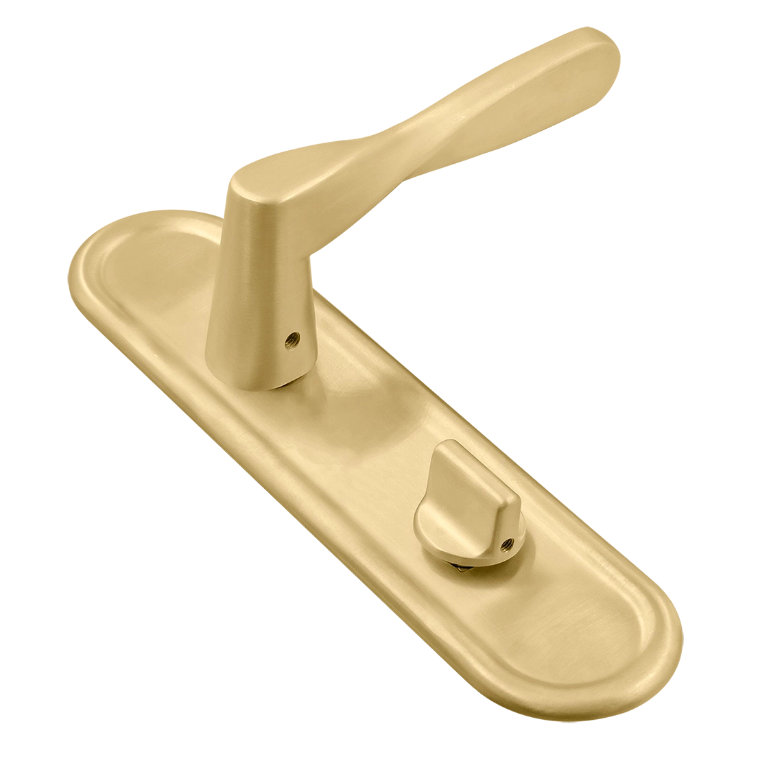 Ручка дверная THE OLYMPICS PLR WC AH на планке под сантехническую завертку, цвет Осенний мёд/Autumn Honey фото купить Ростов-на-Дону