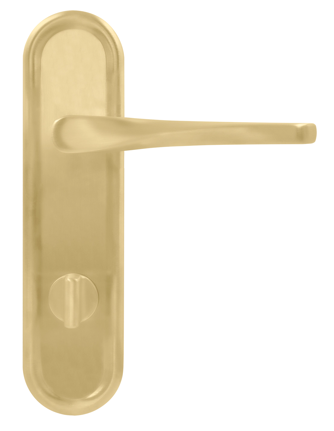 Ручка дверная THE OLYMPICS PLR WC AH на планке под сантехническую завертку, цвет Осенний мёд/Autumn Honey фото купить в Ростове-на-Дону