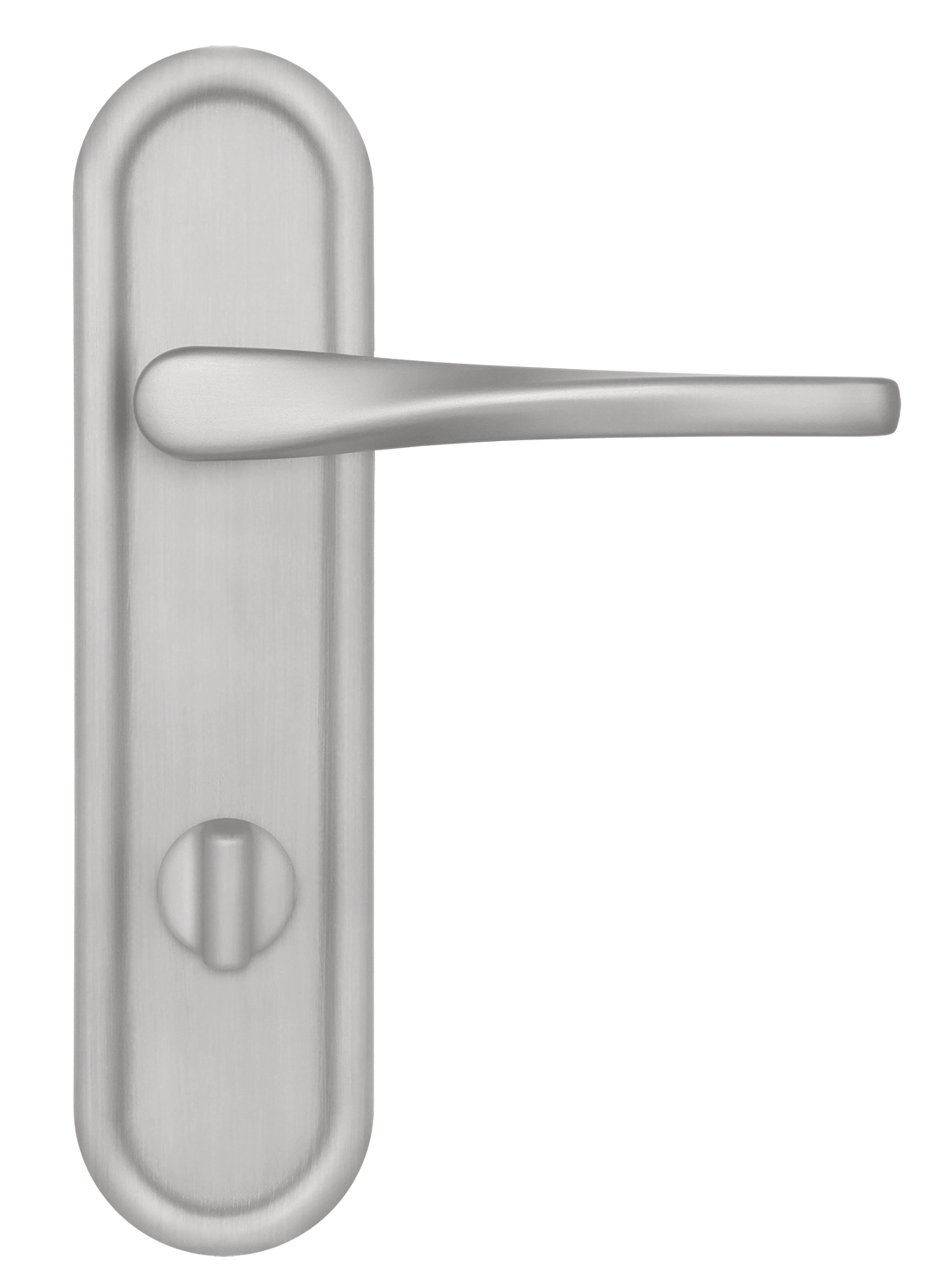 Ручка дверная THE OLYMPICS PLR WC SSW на планке под сантехническую завертку, цвет Стокгольмский снегопад/Stockholm Snowfall фото купить в Ростове-на-Дону