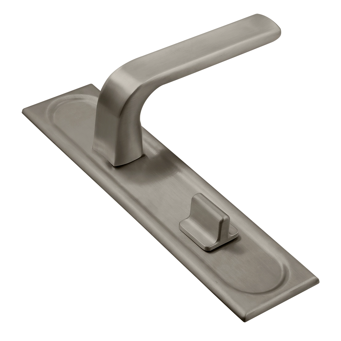 Ручка дверная THE BUS STATION PLS WC SMI на планке под сантехническую завертку, цвет Весенняя дымка/Spring Mist фото купить Ростов-на-Дону