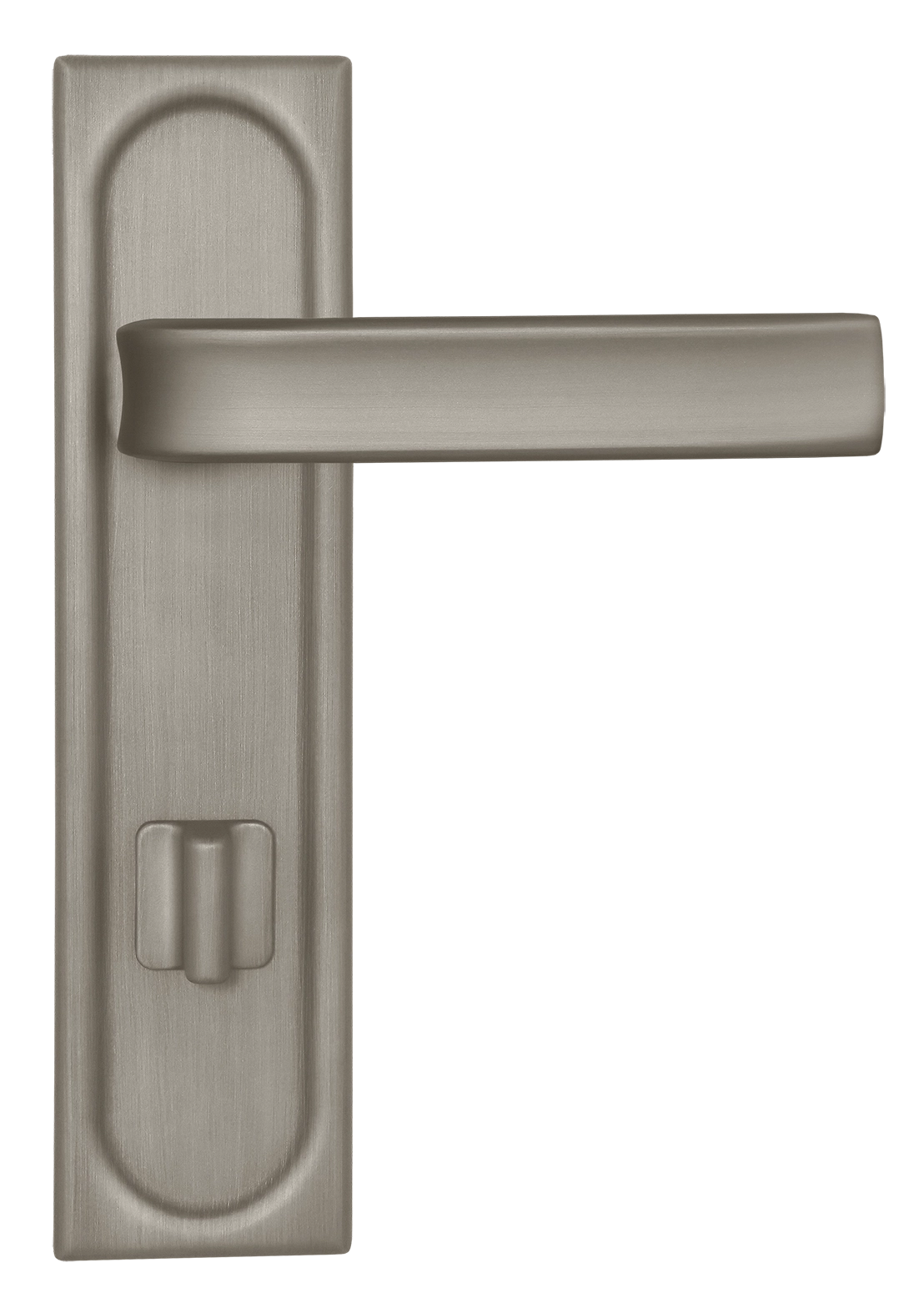 Ручка дверная THE BUS STATION PLS WC SMI на планке под сантехническую завертку, цвет Весенняя дымка/Spring Mist фото купить в Ростове-на-Дону