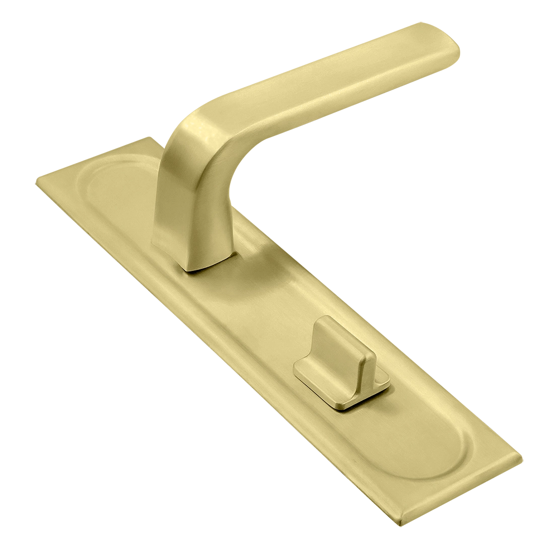 Ручка дверная THE BUS STATION PLS WC AH на планке под сантехническую завертку, цвет Осенний мёд/Autumn Honey фото купить Ростов-на-Дону