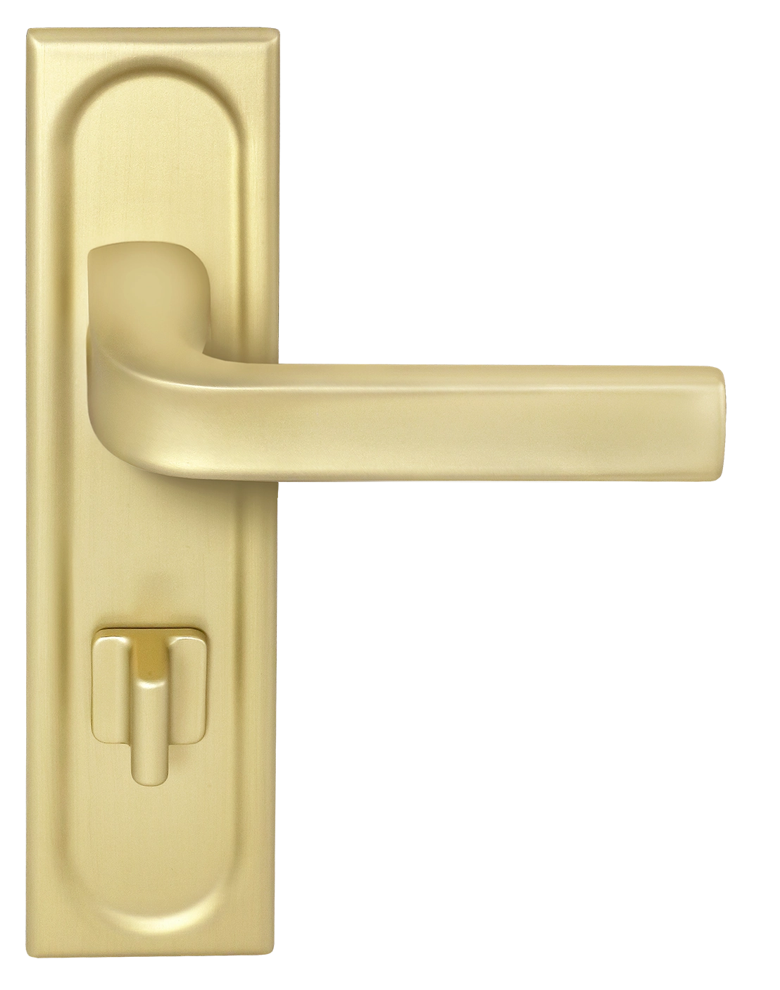 Ручка дверная THE BUS STATION PLS WC AH на планке под сантехническую завертку, цвет Осенний мёд/Autumn Honey фото фурнитура Ростов-на-Дону