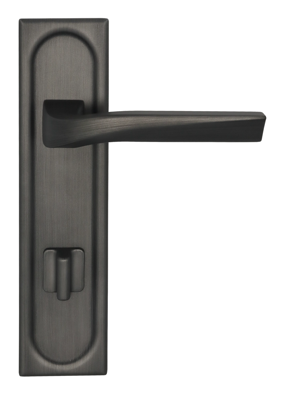 Ручка дверная WD CONCERT HALL PLS WC SST на планке под сантехническую завертку, цвет Летняя гроза/Summer Storm фото фурнитура Ростов-на-Дону