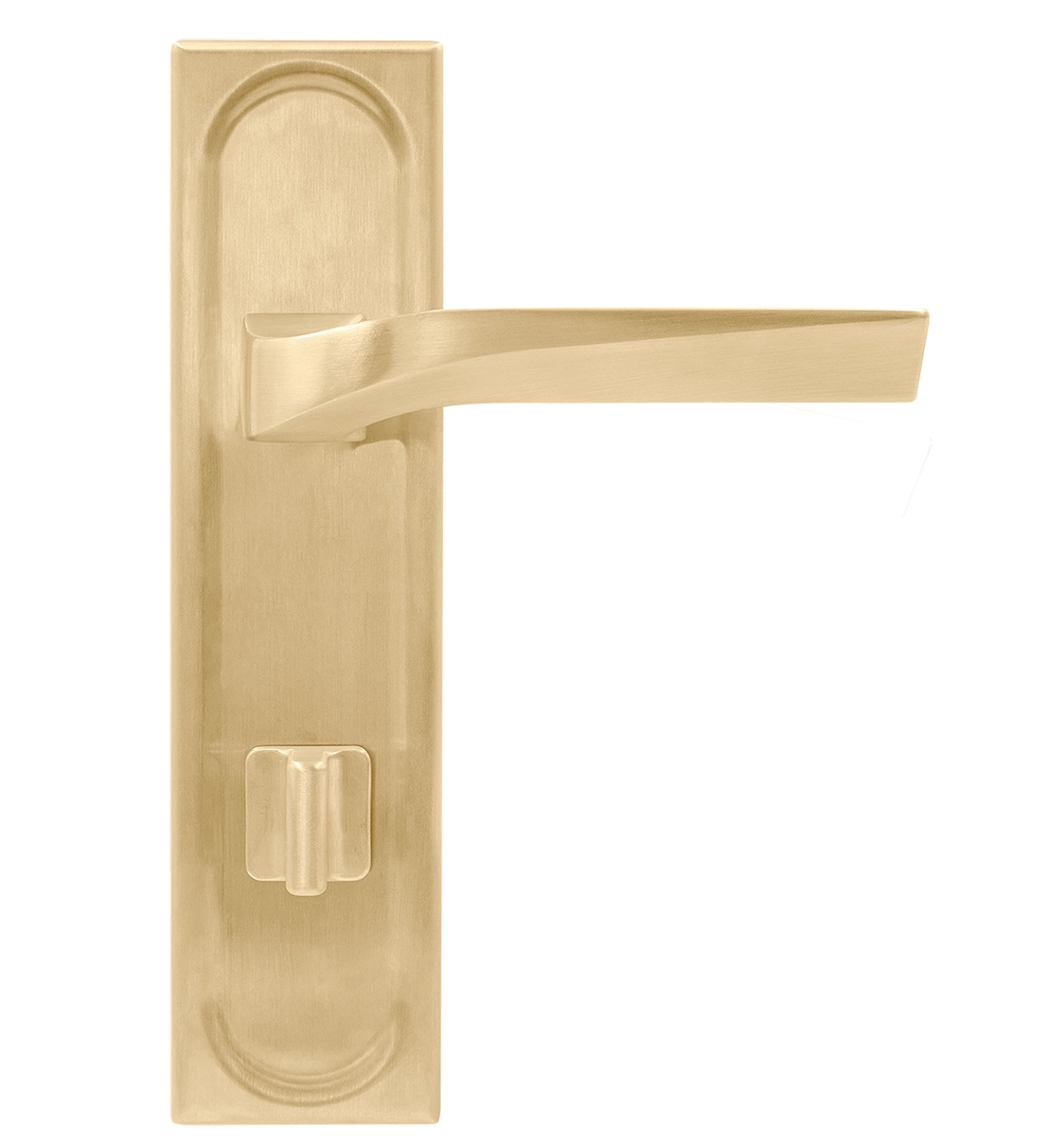 Ручка дверная WD CONCERT HALL PLS WC AH на планке под сантехническую завертку, цвет Осенний мёд/Autumn Honey фото купить в Ростове-на-Дону