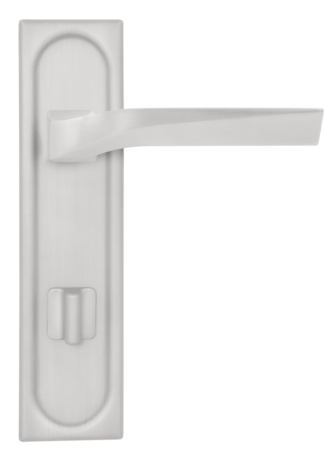 Ручка дверная WD CONCERT HALL PLS WC SSW на планке под сантехническую завертку, цвет Стокгольмский снегопад/Stockholm Snowfall фото купить в Ростове-на-Дону