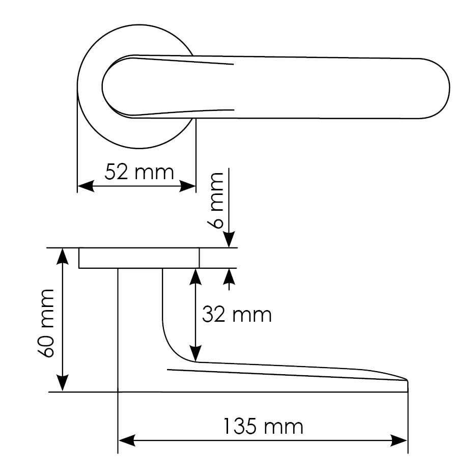 Комплект дверных ручек MH-59-R6 BL с заверткой MH-WC-R6 BL + магнитный замок M1895 BL, цвет черный фотомореллиРостов-на-Дону