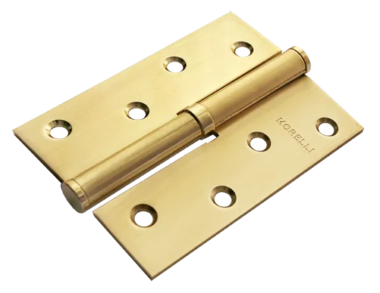 Петля разъемная карточная MSND 100X70X2.5 SG R с подшипником стальная правая, врезная, цвет матовое золото фото купить Ростов-на-Дону