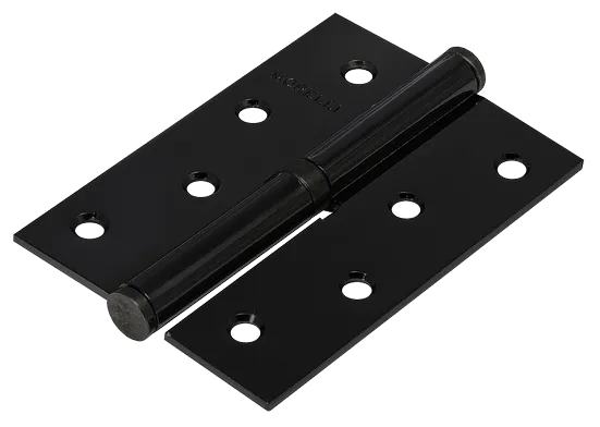 Петля карточная разъемная MSND 100X70X2.5 BL L с подшипником стальная левая, врезная цвет черный фото купить Ростов-на-Дону