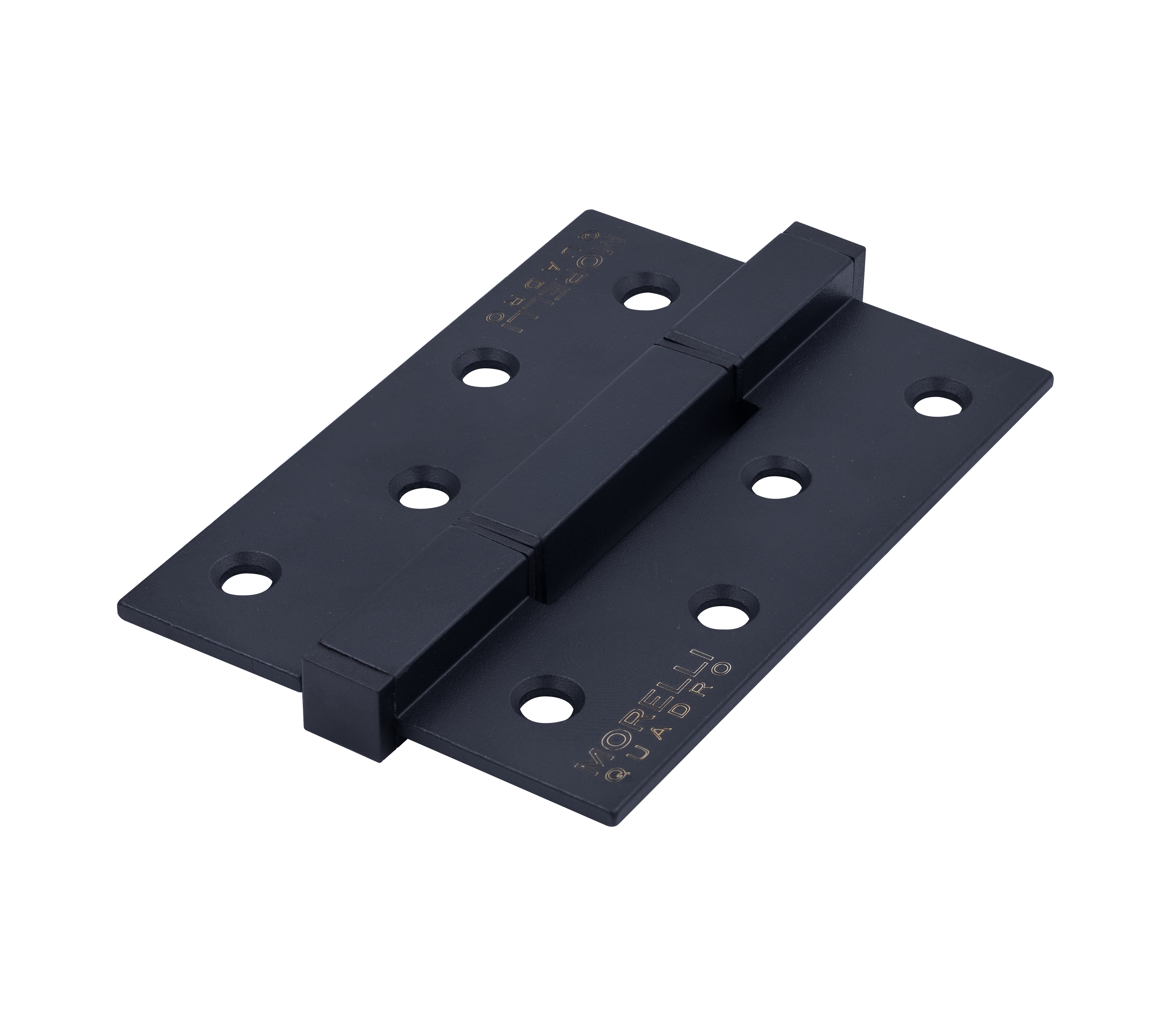 Петля алюминиевая QUADRO-2 BL без врезки на квадратной оси, цвет черный фото купить Ростов-на-Дону