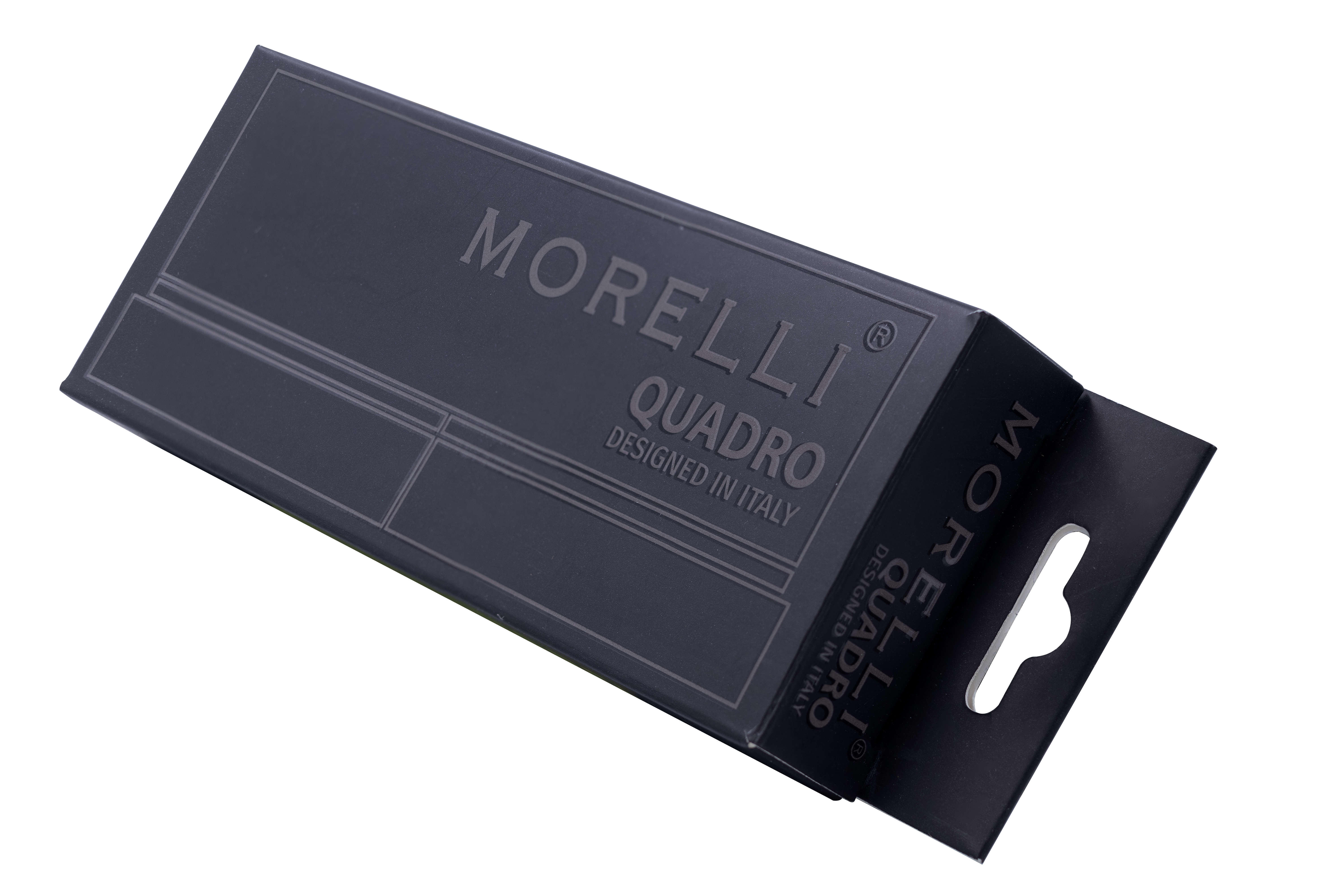 Петля алюминиевая QUADRO-2 BL без врезки на квадратной оси, цвет черный фото morelli Ростов-на-Дону
